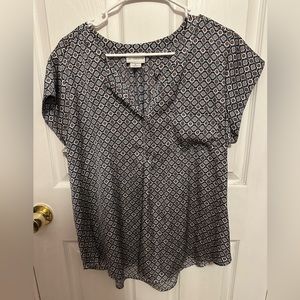 Blue, Liz Claiborne Blouse, XL, lightly worn